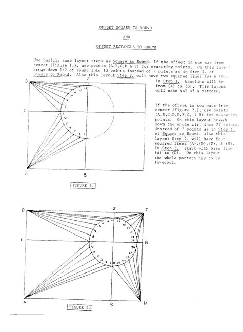 square to round layout pattern